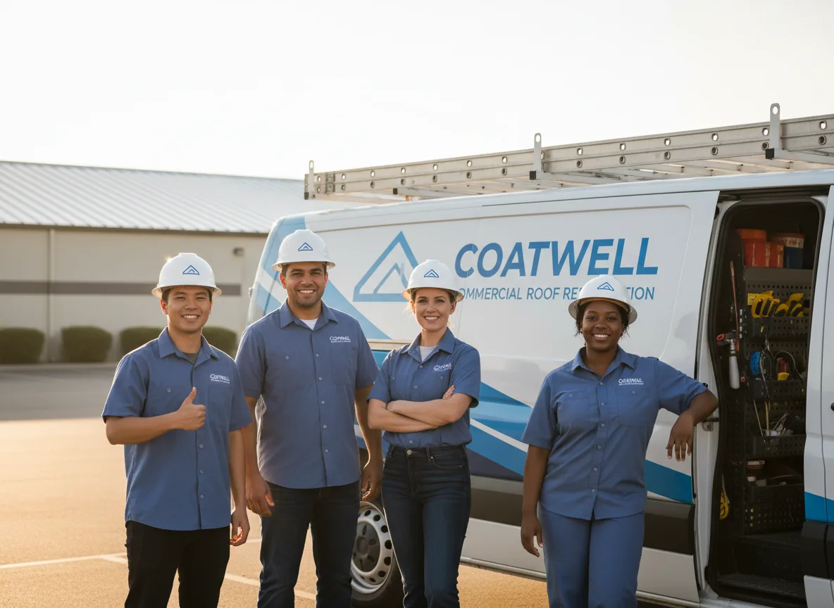 Commercial roof coating company in Tiffin, IA